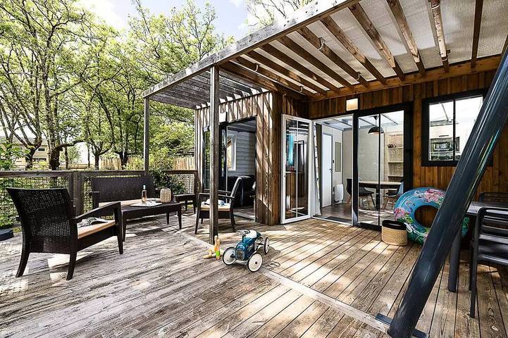 Gîte pour 6 personnes, avec terrasse et piscine à Loupiac (Lot)