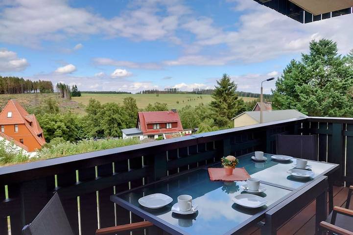 Ferienwohnung für 3 Personen, mit Garten in Sorge