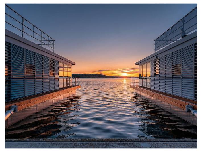 Hausboot für 5 Personen, mit Terrasse in Sachsen-Anhalt