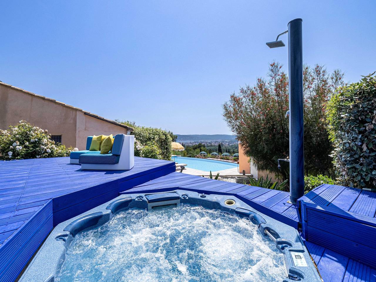 Appartement entier, Villa No Chichi - 12Br-33P - Collines Grimaud in Grimaud, Région de Draguignan