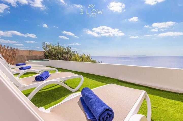 Chalet für 8 Personen, mit Balkon und Garten in Cala Pi