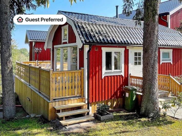 Ferienhaus für 4 Personen, mit Balkon, kinderfreundlich in Mittelschweden