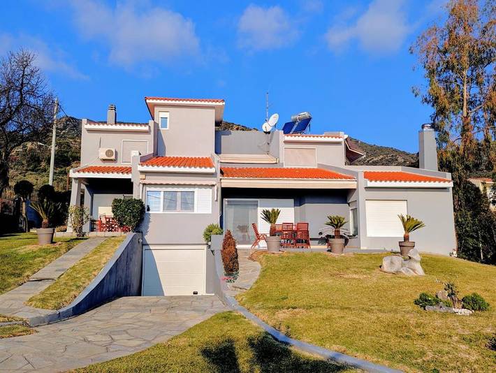 Ferienhaus für 9 Personen, mit Garten und Ausblick, mit Haustier in Kavala Gemeinde