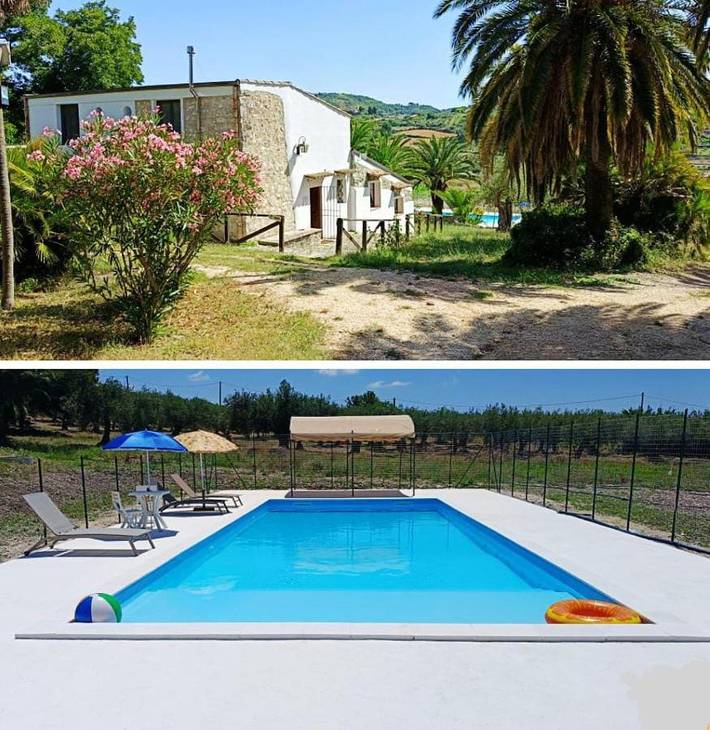 Agriturismo per 11 persone, con piscina e giardino nonché idromassaggio in Provincia di Palermo