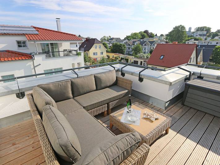 Ferienwohnung für 4 Personen, mit Sauna und Balkon sowie Ausblick, mit Haustier in Göhren - 4