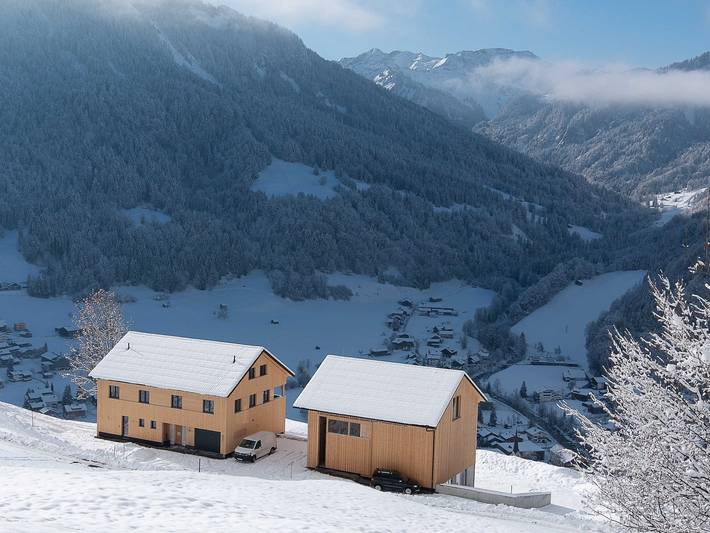 Ferienhaus für 5 Personen, mit Balkon und Garten sowie Ausblick in Mellau - 4