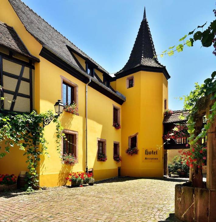 Hôtel pour 4 personnes, avec jardin ainsi que sauna et terrasse à Kientzheim