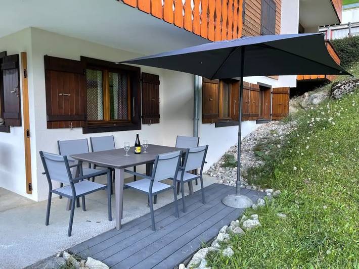 Appartement entier, Appartement 'Duo d'appartements - Châtel' avec vue montagne, terrasse privée et Wi-Fi in Chatel, Les Portes du Soleil