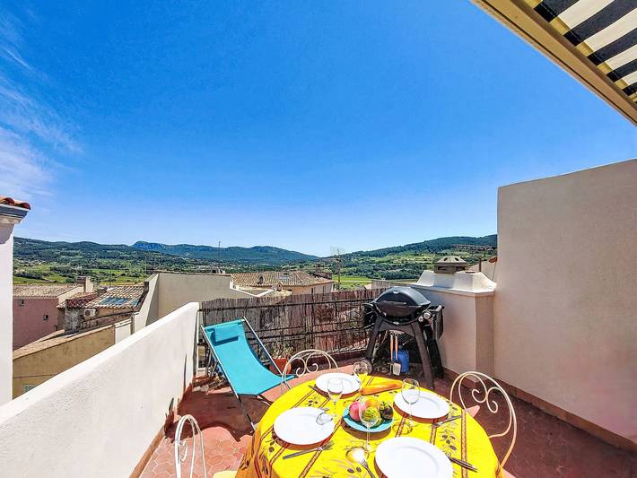 Maison de vacances pour 4 personnes, avec Terrasse et Vue à La Cadière-d'Azur