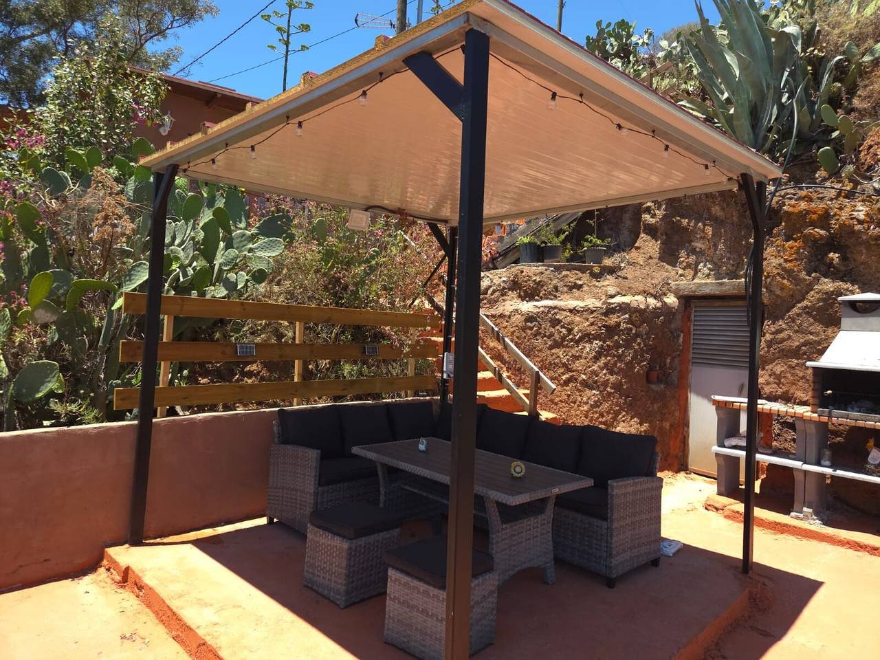 Ferienhaus „Ca' Navarro“ mit Meerblick, Terrassen und Wlan in El Montañon, Valsequillo de Gran Canaria