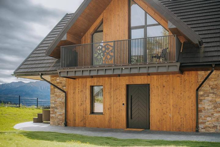Apartament wakacyjny dla 8 osób, z Balkon i Taras oraz Jacuzzi i Sauna w Gliczarów Górny