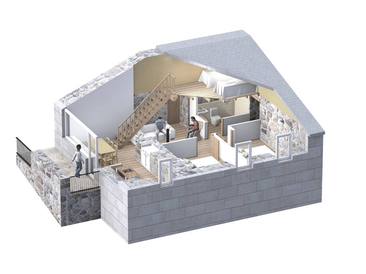 Apartamento entero, Mit Wasserblick in San Juan del Río (Orense), Provincia de Orense