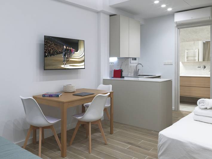 Entire studio, ·Chic and modern studio in the center in Central Section of Athens, Athens