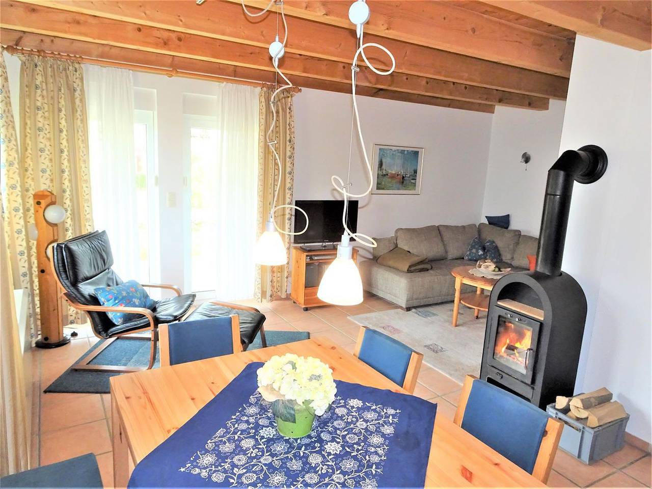 Freistehendes Ferienhaus in Zislow am See mit Sauna und Kaminofen in Zislow, Plauer See
