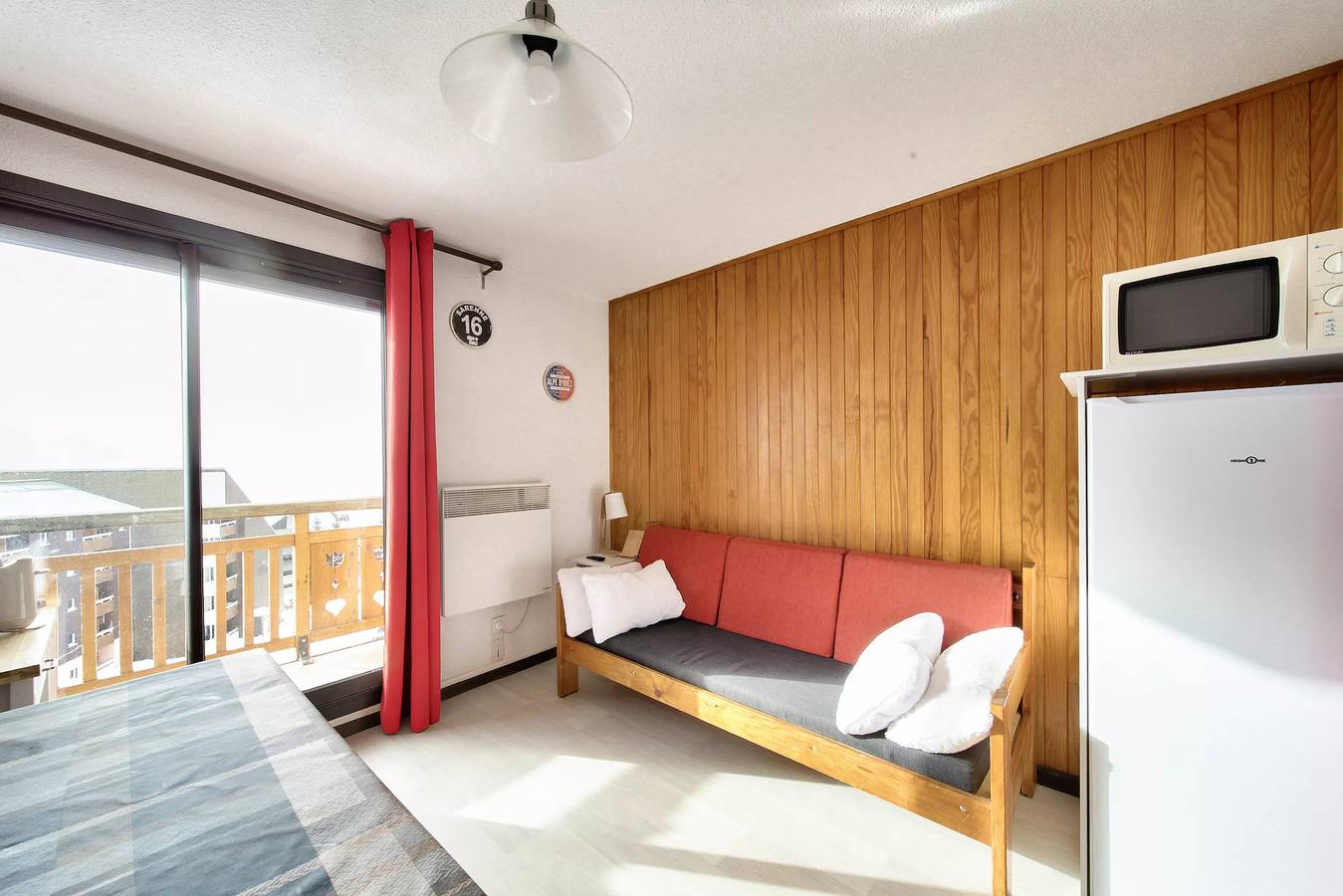 Ganzes Studio, Studio Bergblick + Kabinenecke 4 Personen - Komfort in Huez, Nationalpark Écrins