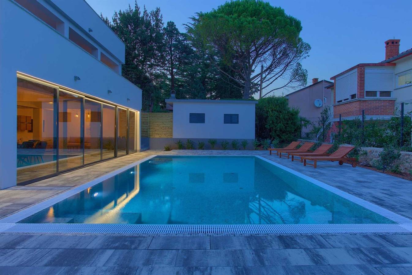 Schöne moderne Villa Phoenix in Krk Stadt, Krk