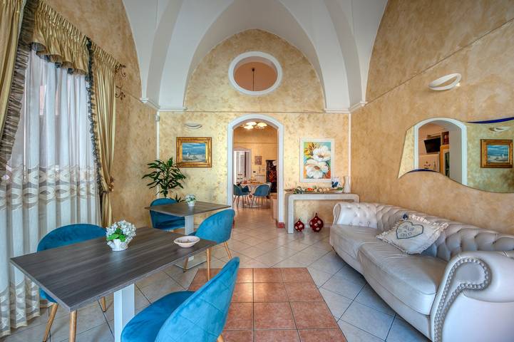 Geheel appartement, Kamer 'Il Geco - Blu' met gedeeld terras, draadloos internet en airconditioning in Salice Salentino, Provincie Lecce