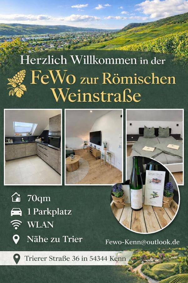Ferienwohnung für 4 Personen, mit Ausblick