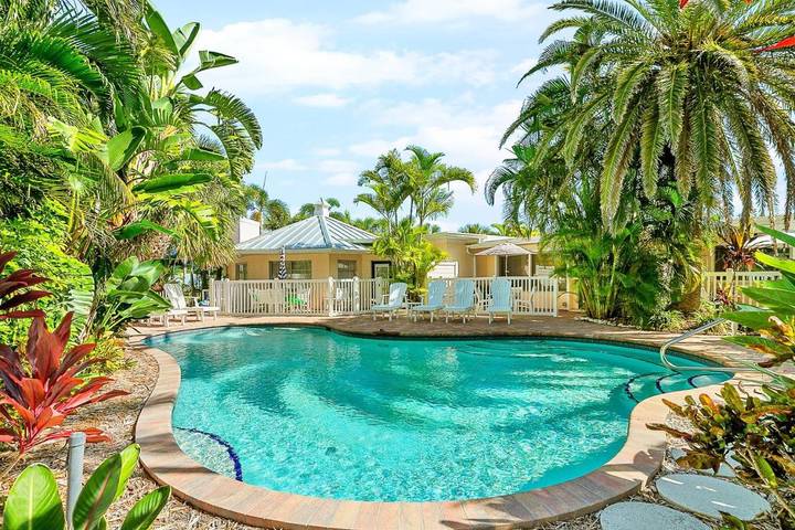 Vakantiehuis voor 2 personen, met zwembad en terras op Anna Maria Island