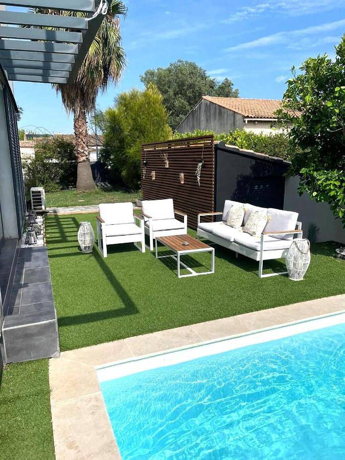 Villa pour 8 personnes, avec Jacuzzi et Terrasse ainsi que Jardin et Piscine à Lattes - 3