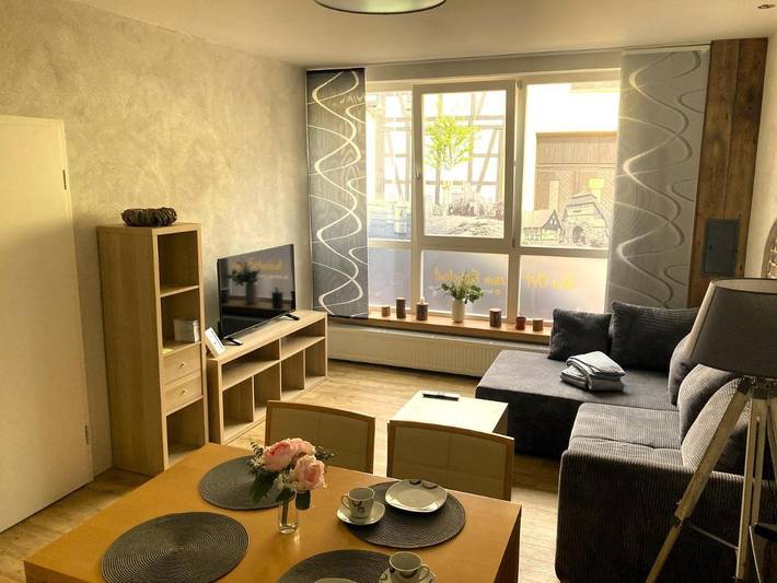 Ferienwohnung für 3 Personen, mit Terrasse und Garten sowie Ausblick in Neustadt/Harz - 4