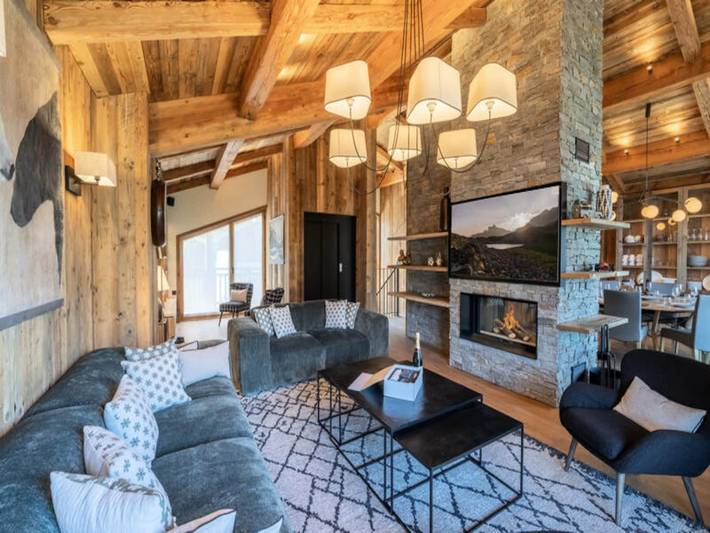 Gîte pour 12 personnes, avec balcon et piscine, adapté aux familles dans Courchevel 1300 (Le Praz) - 2