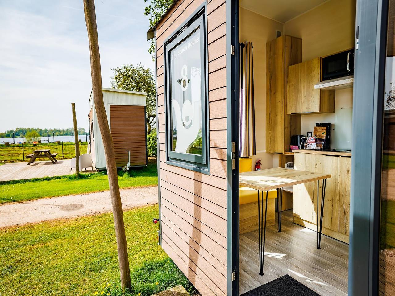 Tiny Beach House nahe der Küste in Maurik, Gelderland
