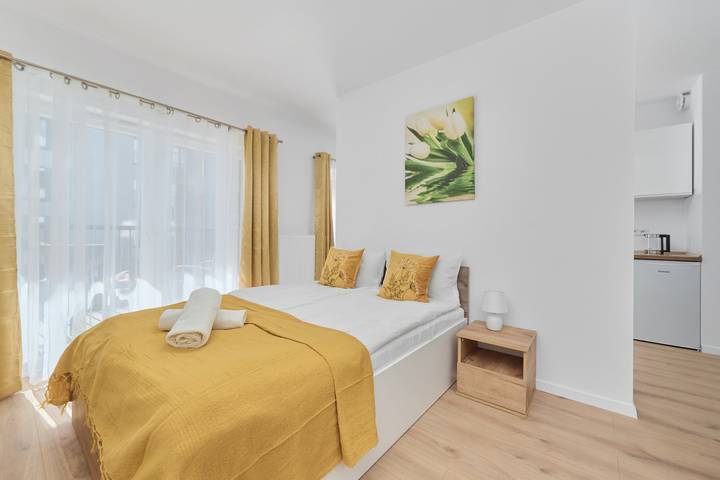 Studio für 4 Personen, mit Balkon/Terrasse, kinderfreundlich in Niederschlesien