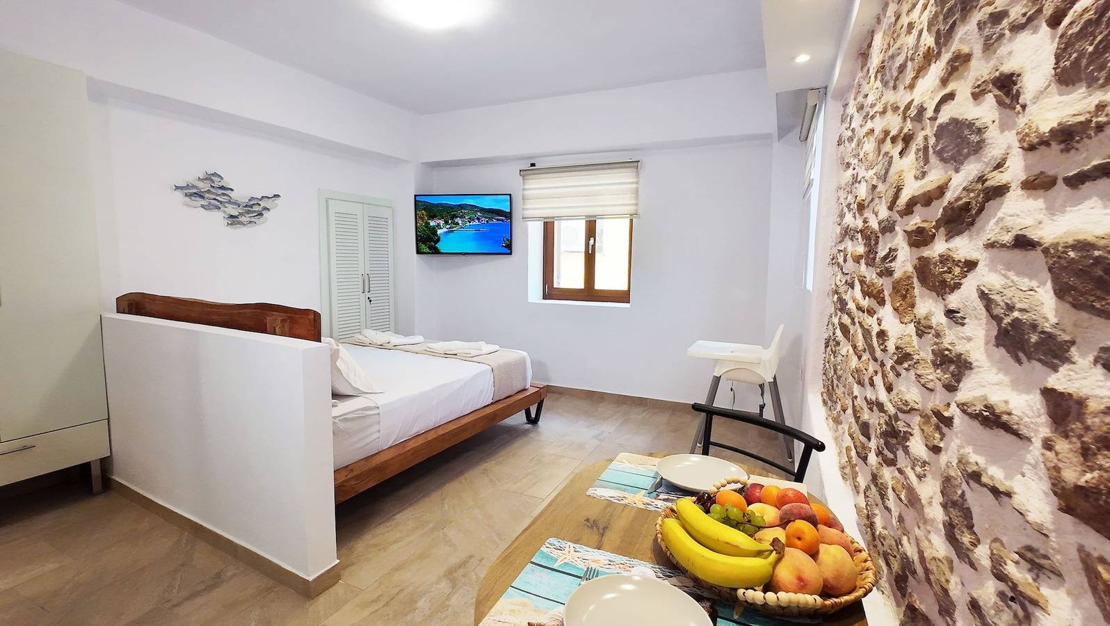 Ganzes Studio, Studio für 3 Personen mit Balkon in Pilion