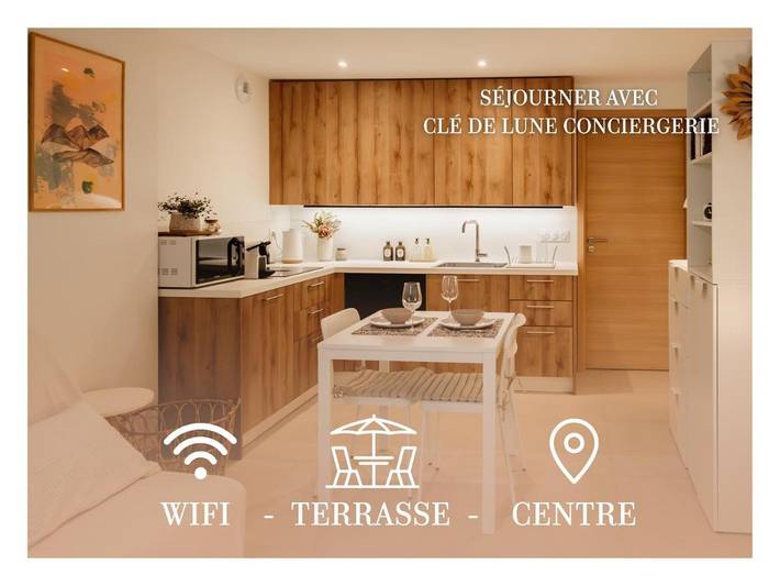Appartement de vacances pour 2 personnes, avec jardin et vue