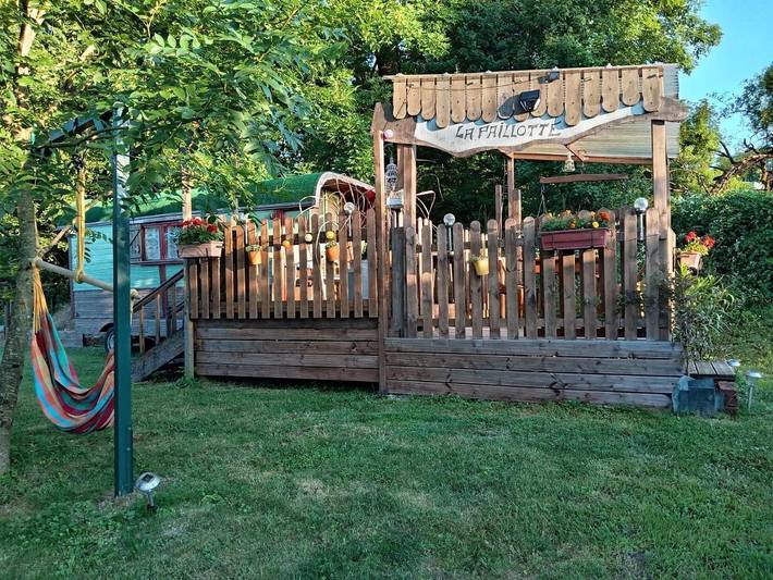 Tente pour 2 personnes, avec vue et jardin, animaux acceptés dans les Ardennes - 2