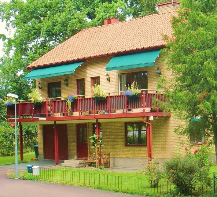 B&B für 2 Personen, mit Terrasse und Sauna, mit Haustier in Schweden