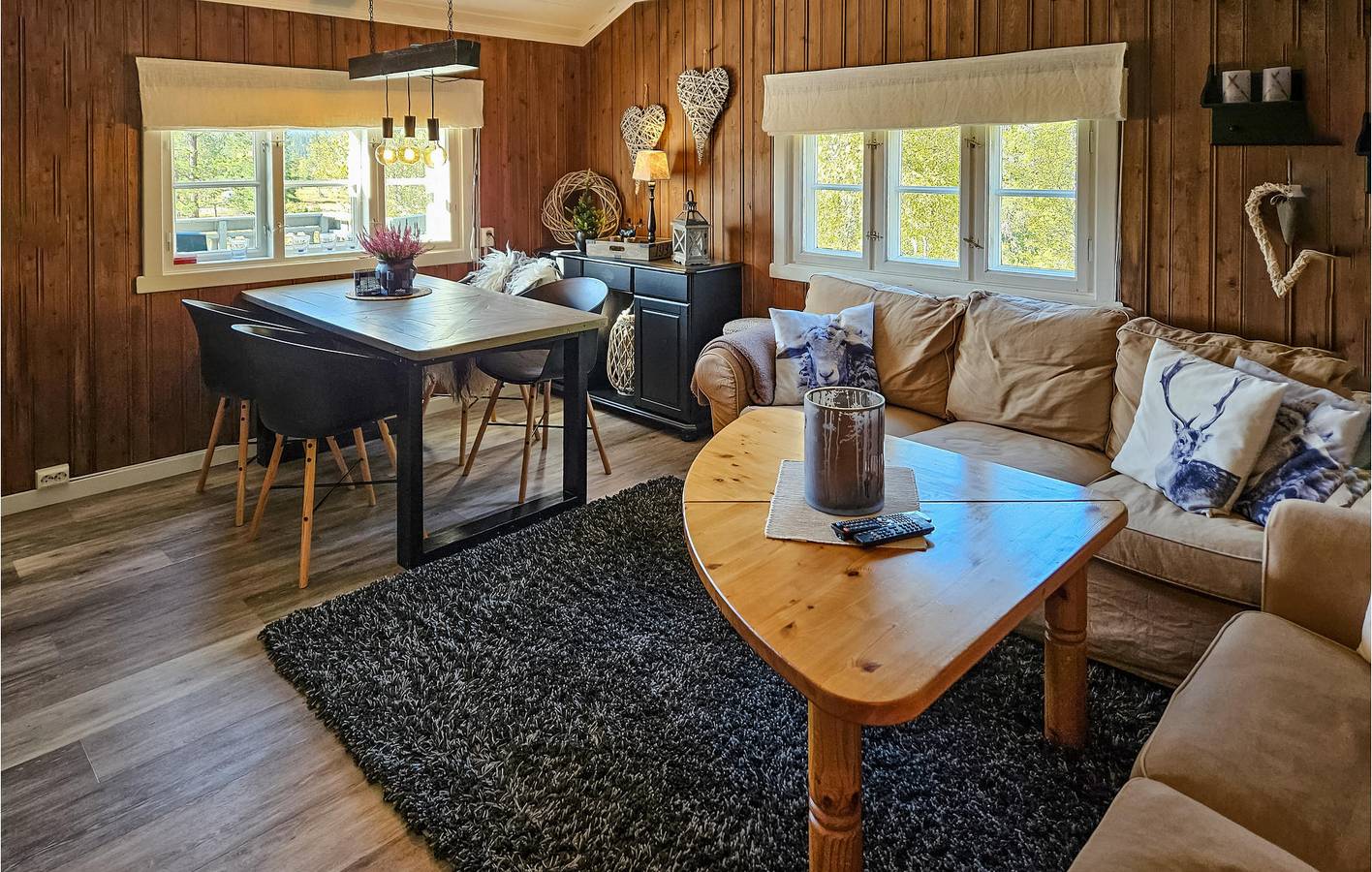 Ferienhaus für 9 Personen mit Terrasse in Hjartdal
