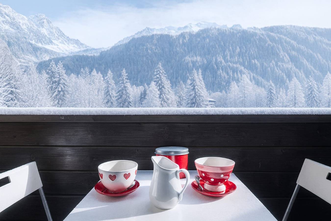 Ganze Wohnung, Ferienwohnung für 5 Personen mit Balkon in Argentière, Chamonix