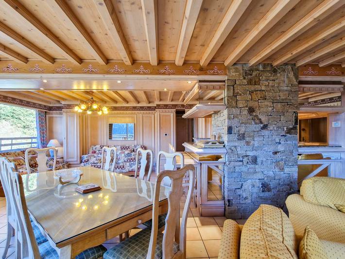 Location de vacances pour 10 personnes, avec Jacuzzi et Terrasse ainsi que Sauna et Vue en Haute-Savoie