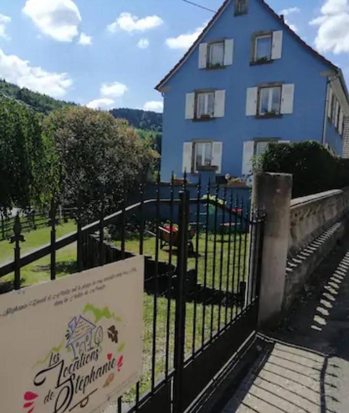 Gîte pour 4 personnes, avec jardin et vue, animaux acceptés à Sondernach