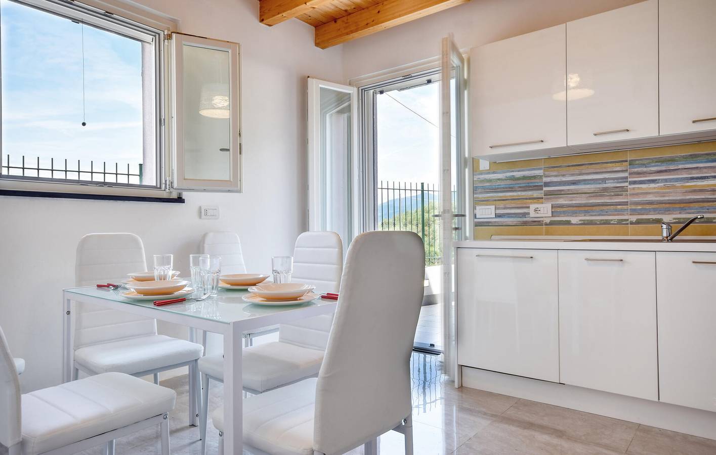 Apartment mit Meerblick, Klimaanlage, Parkplatz und Terrasse | 800m nach Cogorno - 4 Personen in Cogorno, Riviera di Levante