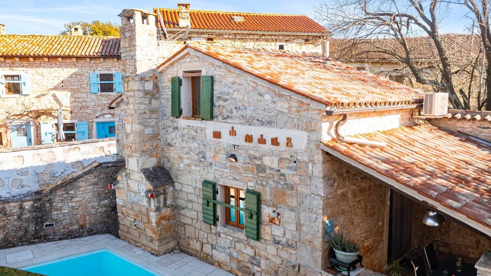 Traditionelles istrisches Haus mit privatem Pool in Režanci, Svetvinčenat