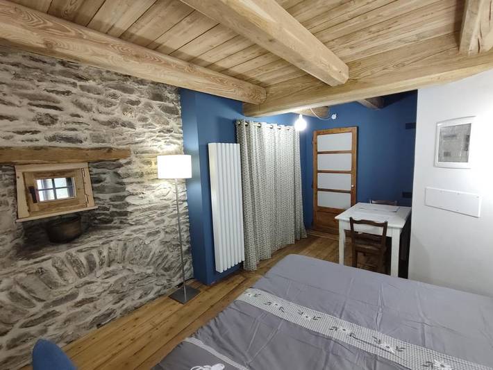 Gîte pour 2 personnes, animaux acceptés à Pontechianale