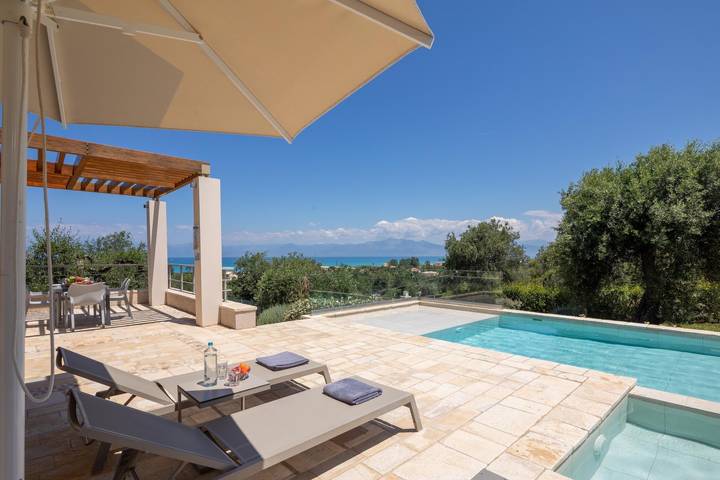 Villa mit pool für 4 Personen, mit Garten und Kinderpool auf Korfu - 2