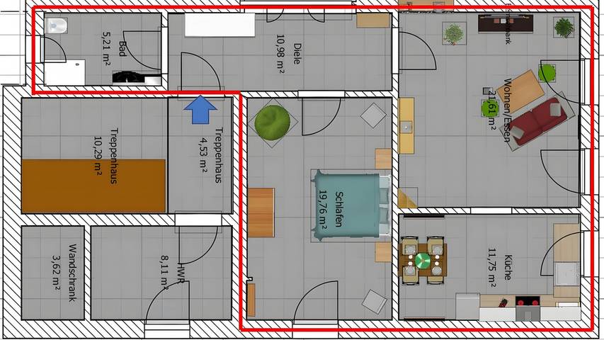 Ferienwohnung für 3 Personen, mit Haustier an der Burg Eltz - 3