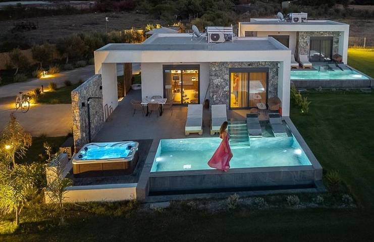 Villa für 3 Personen, mit Garten und Pool sowie Whirlpool auf Kos