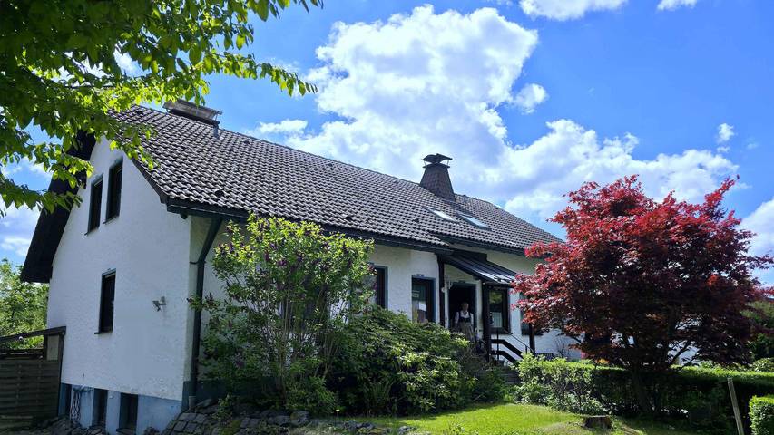 Ferienwohnung für 2 Personen, mit Balkon und Balkon/Terrasse sowie Garten im Frankenwald