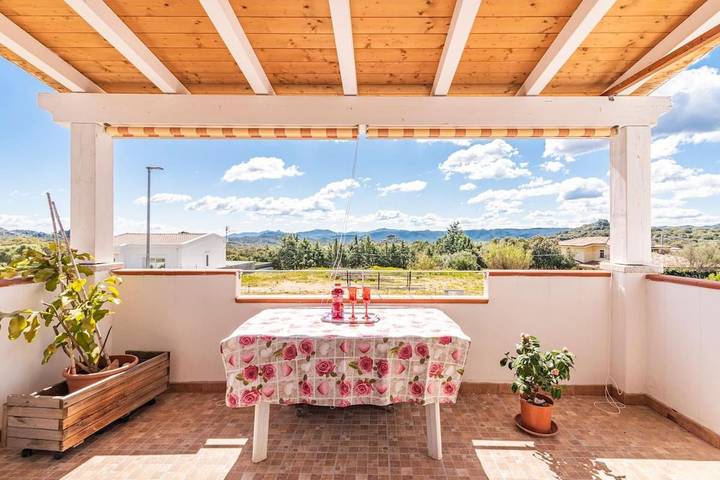 Ferienhaus für 2 Personen, mit Terrasse und Garten sowie Ausblick