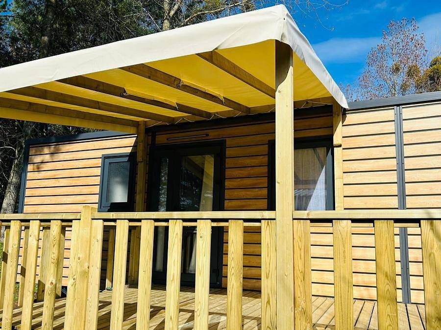 Camping Domaine de La Pinede - Mobilhome 6 personnes - Mobil home Confort+ 3 chambres in Étaples, Région de Montreuil