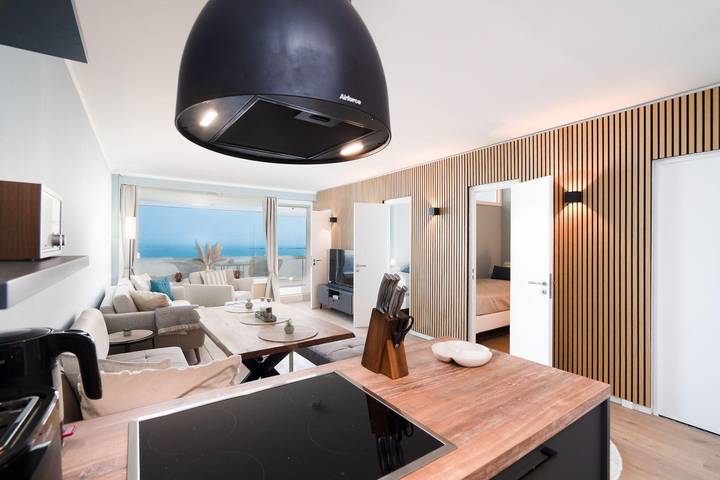 Ferienwohnung für 3 Personen, mit Balkon und Pool sowie Ausblick in Sierksdorf