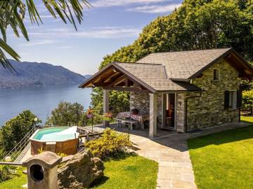 Ferienhaus für 4 Personen, mit Garten am Lago Maggiore