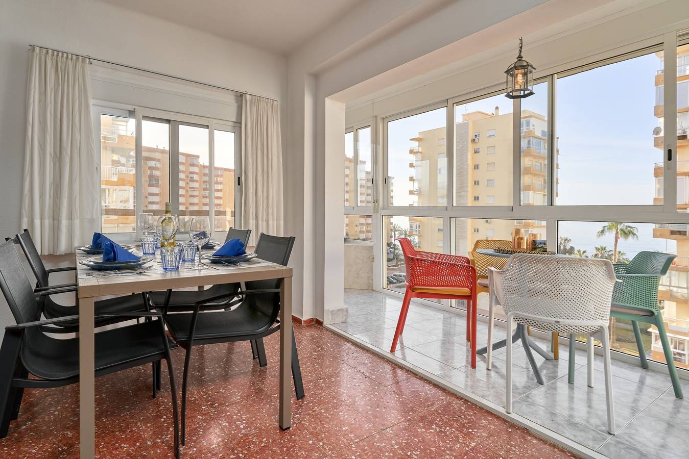 Apartamento entero, "Apartment in Algarrobo Costa" con vistas al mar, piscina, Wi-Fi, A/C, terrazas y jardín in Algarrobo Costa, Algarrobo