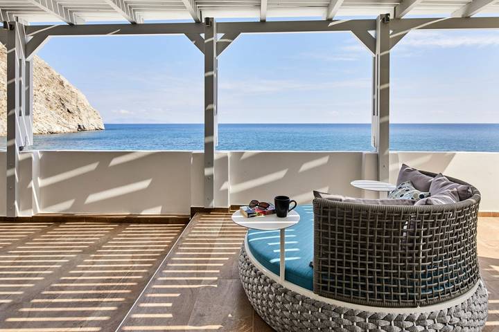 Chalet para 6 personas, con vistas al mar y balcón - 1