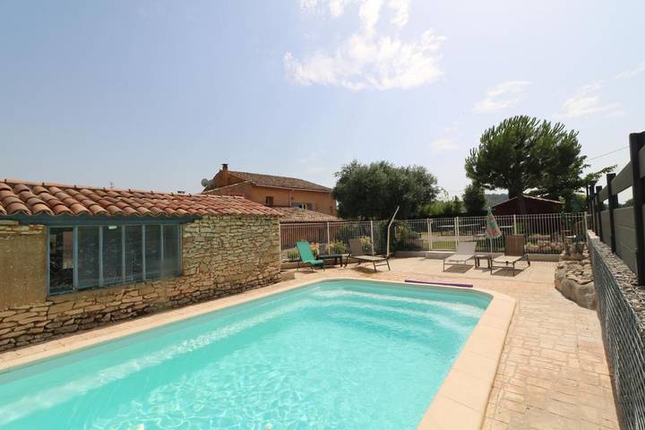 Maison de vacances pour 2 personnes, avec piscine ainsi que vue et jardin